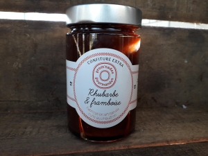 Livraison Confiture de Rhubarbe - Framboise  370g