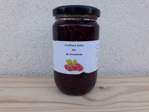 Livraison Confiture bio de framboise - 350g